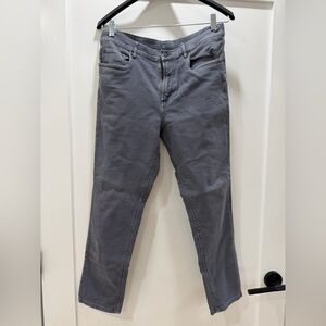 Faherty Men’s 5 pocket pant jeans 33x 30 blue